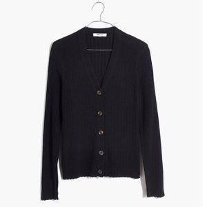 NWOT Madewell Pointelle Ribbed Cardigan Sweater